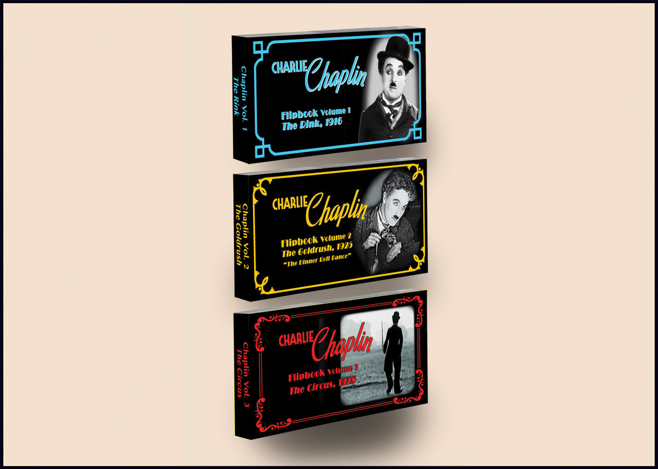 Charlie Chaplin Flipbook 3-Pack: The Circus, The Gold Rush, The Rink by FLIPTOMANIA INC.