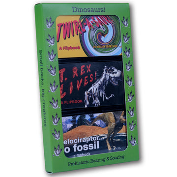 Dinosaur Flipbook 3-Pack Box Set