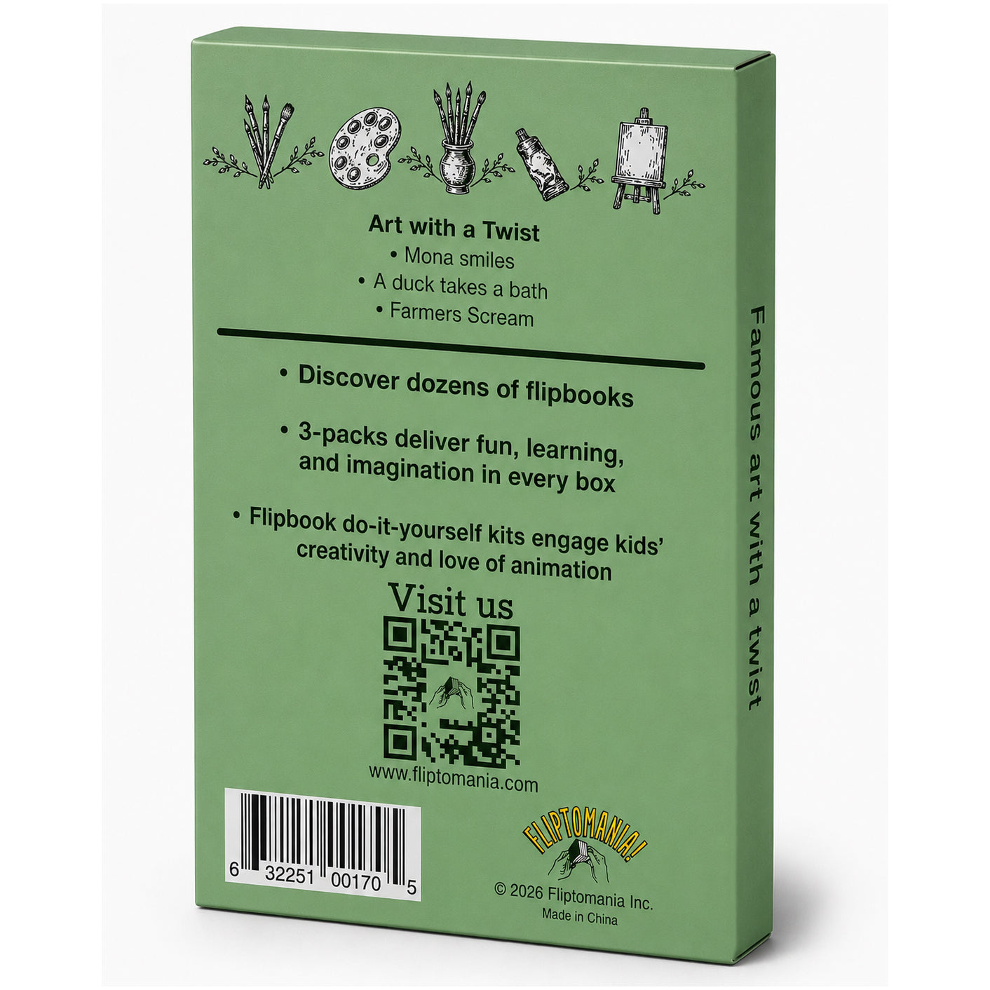 Flipbook 3-Pack - Wacky Art Educational animation kits